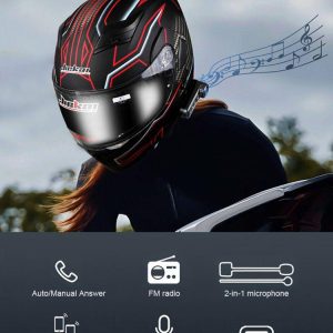 Motorcycle Helmet Headset Voice Control Bluetooth-compatible 5.3 Helmet Earphone  |  Motorcycle Electronics Motorcycle Motorcycle Electronics