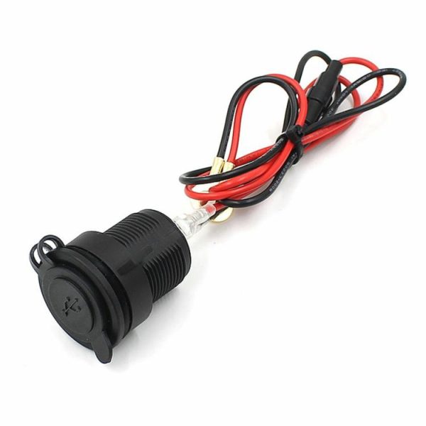 Newest Portable 12V Car Motorcycle Power Adapter Dual USB Mobile Charger  |  Motorcycle Electronics Motorcycle Motorcycle Electronics