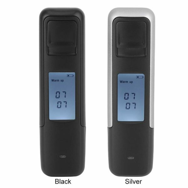 Non-Contact Alcohol Tester LED Display Screen Digital Breathalyzer High Accuracy  |  Humidifier & Purifier Car Electronics Black/Silver