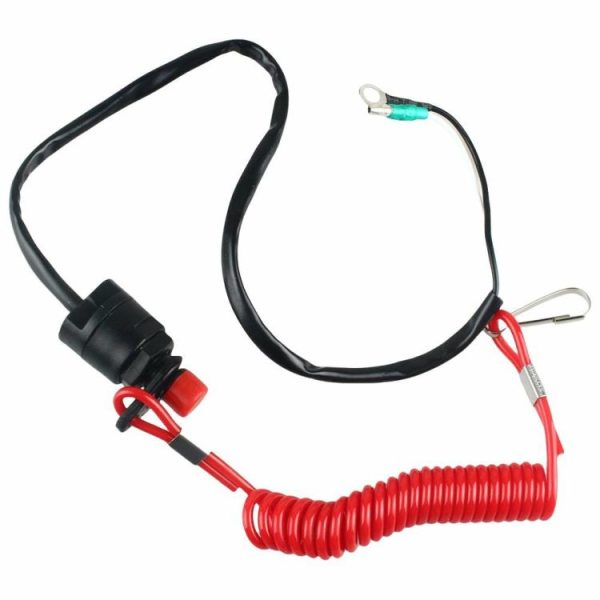 Outboard Engine Motor Scooter Kill Stop Switch Waterproof Safety Connector Cord  |  Others Motorcycle Others