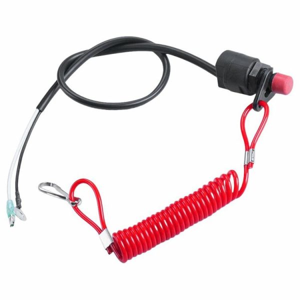 Outboard Engine Motor Scooter Kill Stop Switch Waterproof Safety Connector Cord  |  Others Motorcycle Others