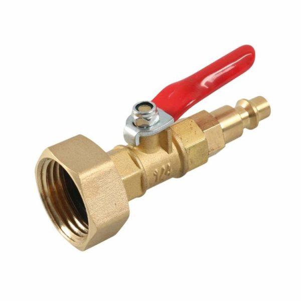 Quick Connecting Plug with 1/4 Inch Male Antifreeze Blow Out Water Adapter Brass  |  Others Motorcycle Others