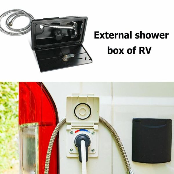 RV Shower with Lock Single Knob Boat Marine Camper Motorhome Caravan Accessories  |  Others Motorcycle Others