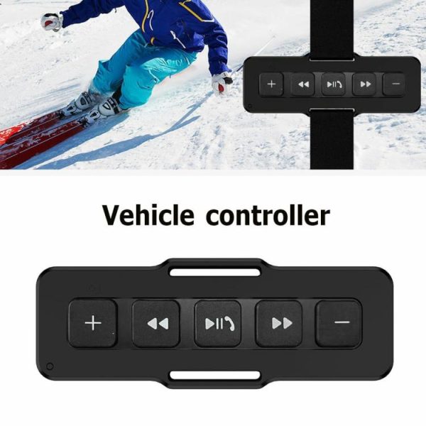 Wireless Bluetooth-compatible Remote Motorcycle Handlebar Media Controller  |  Motorcycle Electronics Car Charger Car Charger