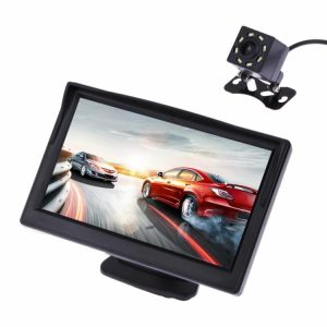 4.3 inch 480 x 272 Pixel TFT LCD Color Car Rear View Monitor With Camera  |  Navigation & Recor Car Electronics Navigation & Recor