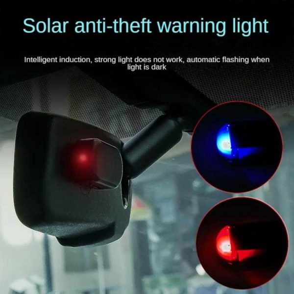 Solar Powered Car Fake Security Light LED Flashing Light Anti-Theft Caution Lamp  |  Alarm System & Safety Alarm System & Safety Alarm System & Safety