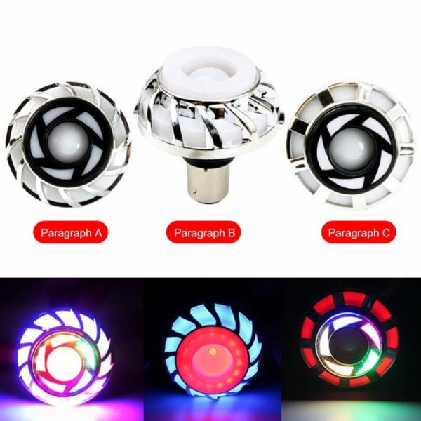 9-12V Flash Strobe 200ML Angel Eye Motorcycle LED Flashing Signal Light Colorful  |  Motorcycle Lights Motorcycle Motorcycle Lights