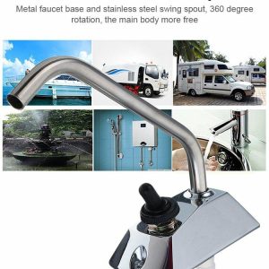 12V Automatic Faucet Tap Self-Priming Water Tap Switch for Caravan Campers Yacht  |  Others Motorcycle Others