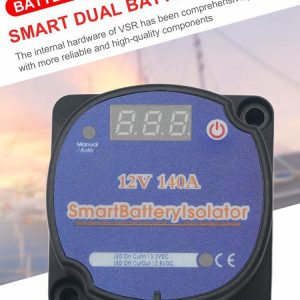 Digital Display Split Charge Relay 12V 140Amp for Caravan Boat 4X4 Yacht Vehicle  |  Others Motorcycle Others